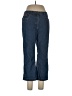 Faconnable Chevron-herringbone Blue Jeans Size 12 - photo 1