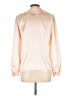 Unbranded 100% Polyester Ivory Long Sleeve Blouse Size 10 - photo 2