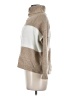 VICI Color Block Tan Turtleneck Sweater Size S - photo 5