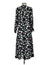 Veronica Beard 100% Viscose Floral Black Blue Casual Dress Size 4 - photo 2