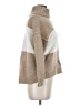 VICI Color Block Tan Turtleneck Sweater Size S - photo 4