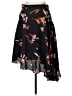 Joie 100% Polyester Floral Black Casual Skirt Size 30 waist (estimated) - photo 1