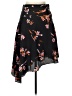 Joie 100% Polyester Floral Black Casual Skirt Size 30 waist (estimated) - photo 2