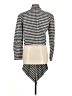 Tome 100% Polyester Houndstooth Gray Coat Size 8 - photo 2