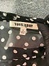 Daniel Rainn 100% Polyester Polka Dots Black 3/4 Sleeve Blouse Size M - photo 7