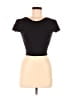 Marby Black Short Sleeve Top Size M - photo 1