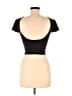 Marby Black Short Sleeve Top Size M - photo 2