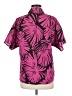 Assorted Brands Tropical Pink Short Sleeve Blouse Size M - photo 2