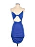 Windsor Solid Blue Cocktail Dress Size S - photo 1
