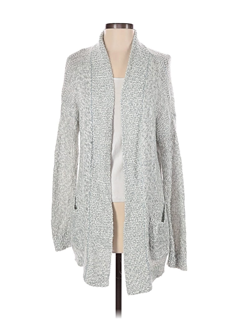 Pre-owned Lou & Grey Cardigan Sweater In Gray