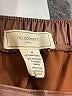No Comment Brown Faux Leather Skirt Size M - photo 4