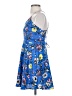 Jealous Tomato 100% Polyester Print Blue Cocktail Dress Size S - photo 5