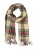 Unbranded Plaid Tan Ivory Scarf One size - photo 1