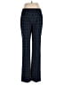 Le Suit 100% Polyester Plaid Blue Dress Pants Size 4 - photo 2