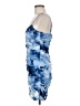 Bebe 100% Polyester Tie-dye Blue Cocktail Dress Size M - photo 5