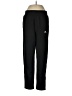 Adidas 100% Polyester Solid Black Track Pants Size M - photo 1
