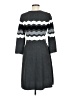 Studio One Chevron-herringbone Gray Casual Dress Size M - photo 2