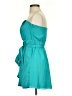 Express 100% Polyester Color Block Teal Cocktail Dress Size 2 - photo 5