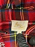 Layers Clothing 100% Polyester Plaid Red Short Sleeve Polo Size S - photo 7