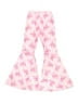 Unbranded Hearts Pink Casual Pants Size 9 - 10 - photo 1