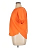 Roman 100% Polyester Orange Short Sleeve Blouse Size 14 - photo 5