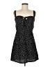 Polly Polka Dots Black Casual Dress Size 8 - photo 1