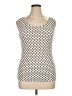 Tianello Ivory Sleeveless Top Size XL - photo 1