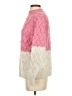 MNG Suit Color Block Pink Pullover Sweater Size XS - photo 5