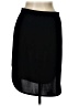 DKNYC 100% Polyester Solid Black Casual Skirt Size 31 waist (estimated) - photo 2