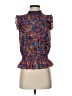 J.Crew 100% Polyester Blue Sleeveless Blouse Size 00 - photo 1