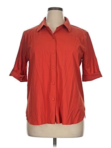 Lyssé 3/4 Sleeve Button-Down Shirt (view 1)