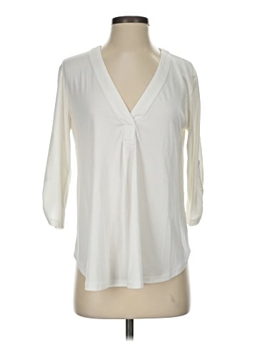 All in Favor 3/4 Sleeve Blouse (view 1)