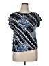 Perseption Concept Blue Short Sleeve Top Size XL - photo 1