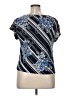 Perseption Concept Blue Short Sleeve Top Size XL - photo 2