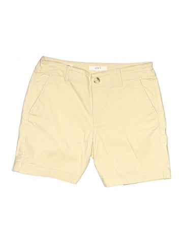 Ann Taylor LOFT Khaki Shorts (view 1)