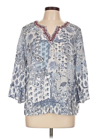 New Directions 3/4 Sleeve Blouse (view 1)