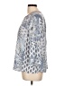 New Directions 100% Rayon Blue 3/4 Sleeve Blouse Size L - photo 5