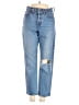 Levi's Graphic Blue Jeans Size 25 waist - photo 1