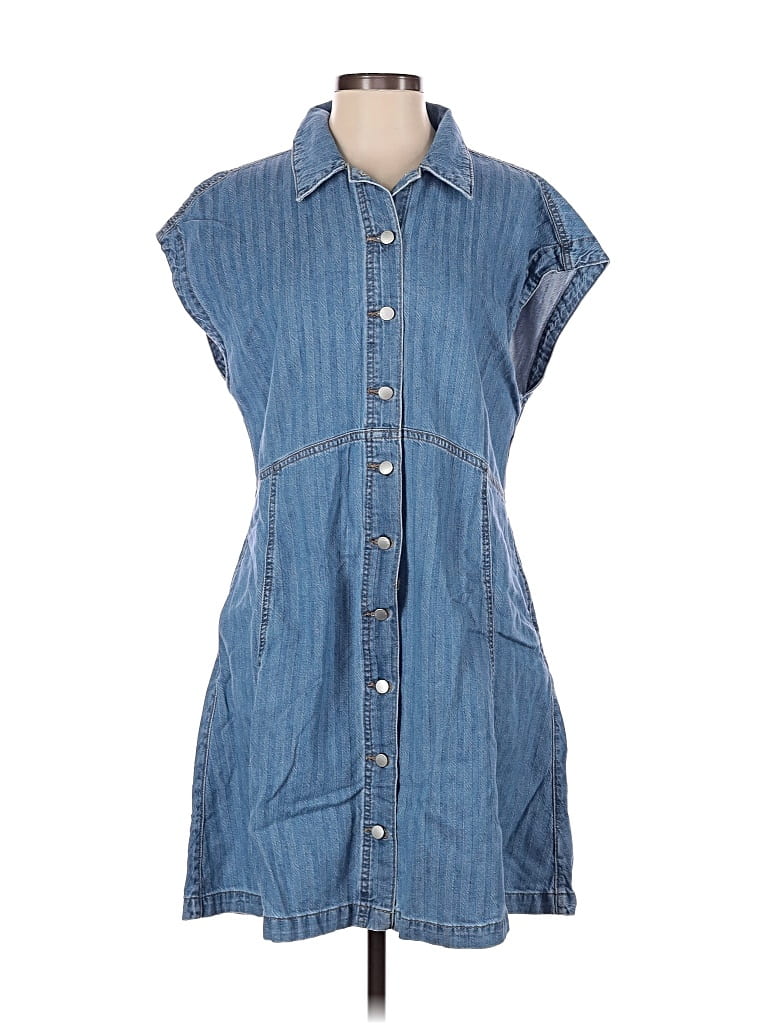 Pre-owned Universal Thread Casual Dress In Blue