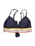 SO Color Block Blue Swimsuit Top Size S - photo 1