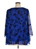 C established 1946 100% Polyester Blue 3/4 Sleeve Blouse Size XL - photo 2