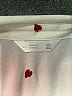 LC Lauren Conrad 100% Polyester Hearts Ivory Long Sleeve Blouse Size XXL - photo 7