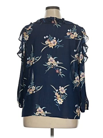 Sharagano 3/4 Sleeve Blouse (view 2)