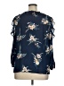 Sharagano Blue 3/4 Sleeve Blouse Size XL - photo 2