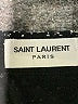 Saint Laurent Metallic Silver Black Long Sleeve Blouse Size EU 42 / US 12 - photo 13
