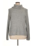 White House Black Market Metallic Silver Turtleneck Sweater Size XL - photo 1