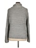 White House Black Market Metallic Silver Turtleneck Sweater Size XL - photo 2