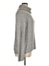 White House Black Market Metallic Silver Turtleneck Sweater Size XL - photo 4