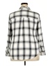 Time and Tru 100% Viscose Plaid Gray Long Sleeve Button-Down Shirt Size 20 - photo 2