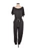 Hummingbird Solid Gray Jumpsuit Size S - photo 1